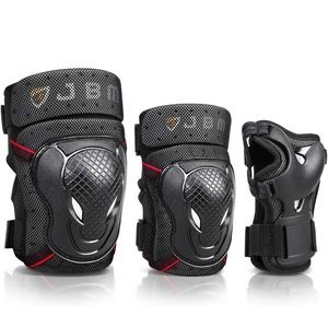 Knee Pads Elbow Pads with Wrist Guards Protective Set for Biking. Size M